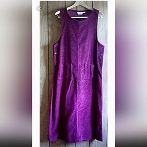 Vintage made in USA Corduroy dress modest